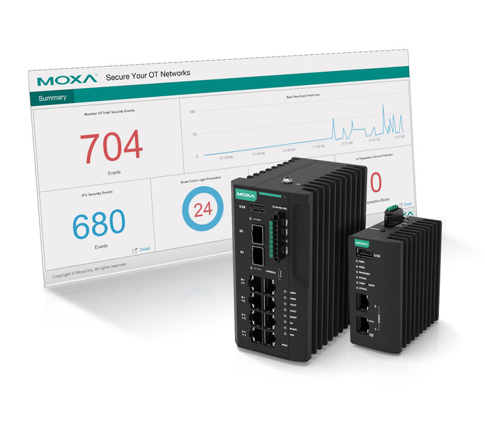 Společnost Moxa představuje Řešení pro zabezpečení průmyslových sítí, které řeší současné problémy kybernetické bezpečnosti